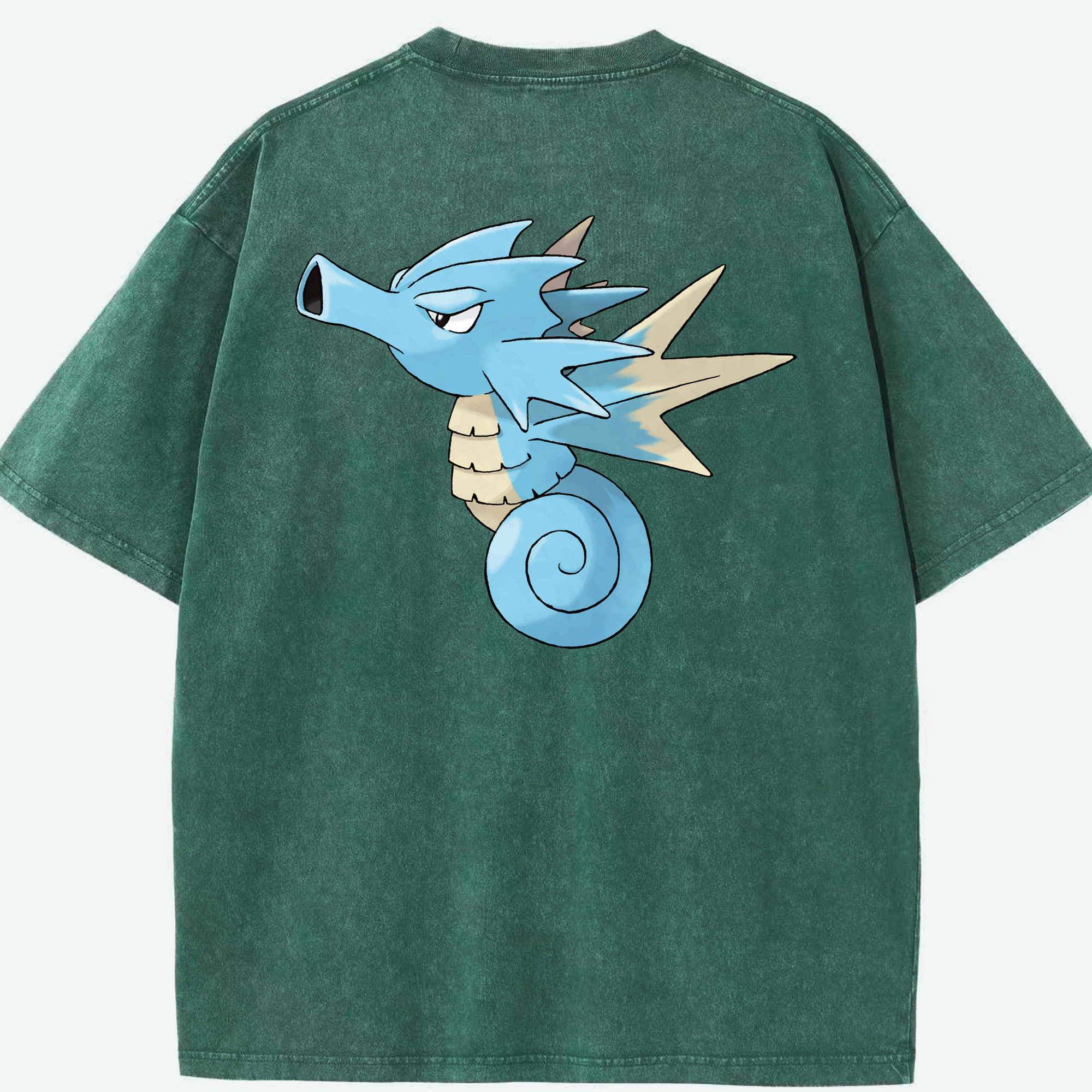 （画像用） ポケットモンスター Pokémon 綿100% ヴィンテージ風 半袖Tシャツ（背面プリント）